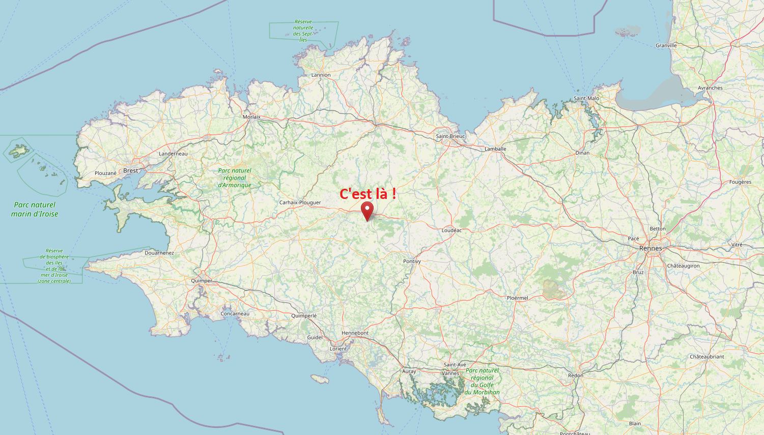 carte pour situer plélauff